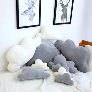 Bundle of 3 New Gray & White Cloud Pillow